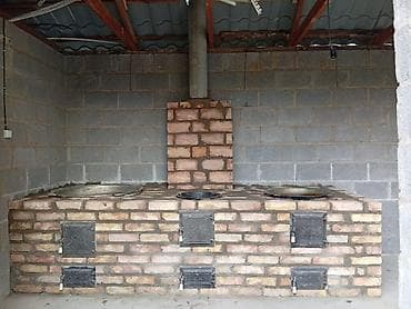 костровая чаша: Очок кана Кладка печей и уличных кухонь из кирпича - Изготовление — 2