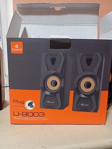 аккумулятор для ноутбука: Акустическая система Kisonli U-9003 (2.0) - Тип: стереосистема 2.0 — 2