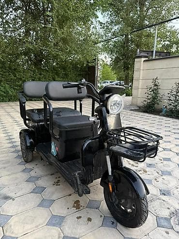 zimmer e9 pro: Электрический трёхколёсный скутер/рикша с двумя рядами сидений - — 2
