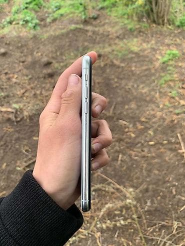 galaxy watch 7 бишкек: IPhone X, Колдонулган, 256 ГБ, Күмүш, Коргоочу айнек, 100 % — 5