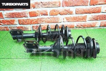 be5: Передний амортизатор, Комплект пружин амортизатора Subaru 1994 г., Б/у, Оригинал, Япония — 5