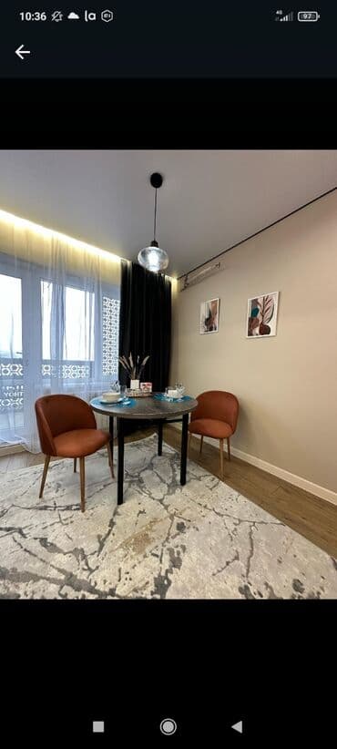 элитный квартира бишкек: 1 комната, Душевая кабина, Постельное белье, Кондиционер — 6