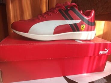пума феррари: Мужские кроссовки, 41, Puma, Б/у, цвет - Красный, Самовывоз, Платная доставка, Бесплатная доставка — 3