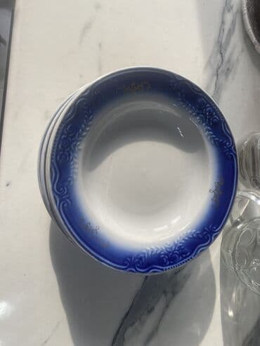 посуда кара суу: Набор фарфоровых пиал/мисок с цветочным узором чайники, тарелки для — 4