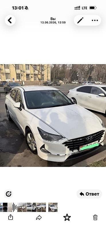 byd e3: Hyundai Sonata: 2021 г., 2 л, Автомат, Газ, Фастбек — 1