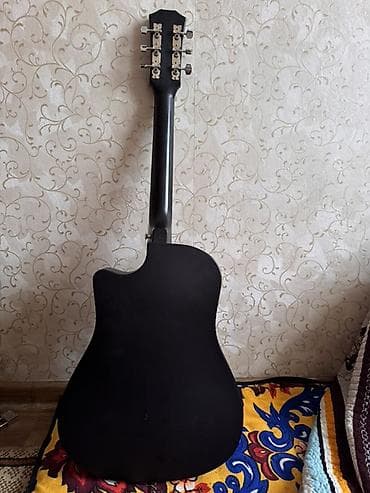 Гитары: Акустическая гитара 6-струнная, форма корпуса дредноут с вырезом — 2