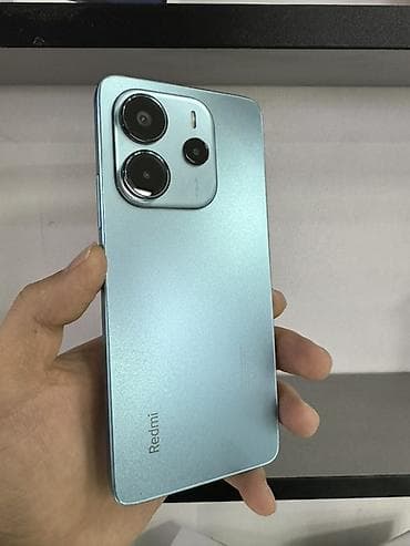 Redmi, Redmi Note 14, Б/у, 128 ГБ, цвет - Голубой, 2 SIM