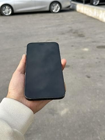 Аксессуары для мобильных телефонов: IPhone 14 Pro Max, Б/у, 256 ГБ, Black Titanium, Чехол, Кабель, 79 % — 3