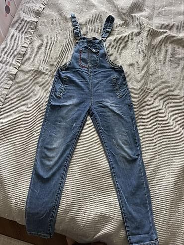 Джинсовый комбинезон Mom’s Style Для беременяшек - Модель