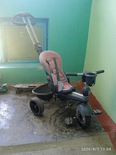 Детские самокаты: Детский самокат, Трёхколёсный, Б/у — 6