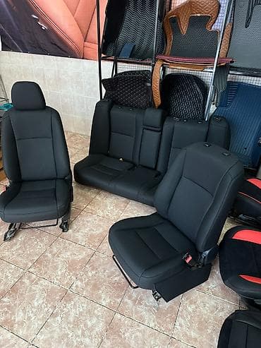 алфа: Чехлы Алькантара, цвет - Красный, Toyota, Новый, Самовывоз — 10