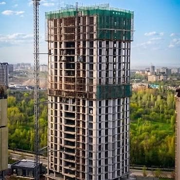 Недвижимость: 3 комнаты, 97 м², Асанбай мкр Элитка, 13 этаж, ПСО (под самоотделку) — 4