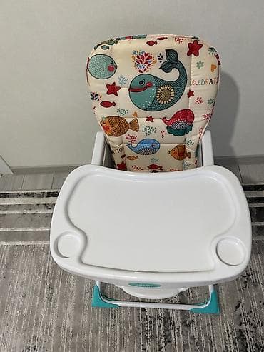 промо стол: Стульчик для кормления, Новый, Другой бренд, Металл, Другой вид, цвет - Белый, Бесплатная доставка — 3