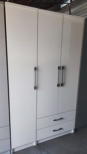 шкаф и комод с зеркалом: Шифоньер, шкаф для одежды, Новый, Прямой, ЛДСП — 3