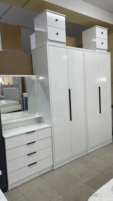 шифонеры в рассрочку: Шкаф для одежды, Новый, Прямой, ЛДСП — 4