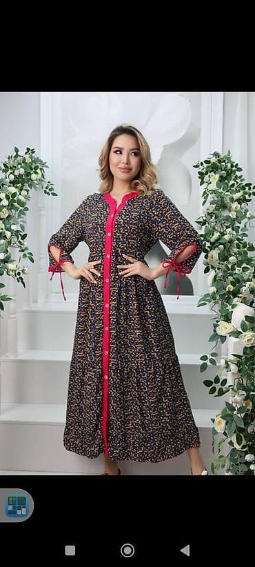 черный пеньюар: Женские домашние халаты/платья-халаты в пол с цветочным принтом — 6