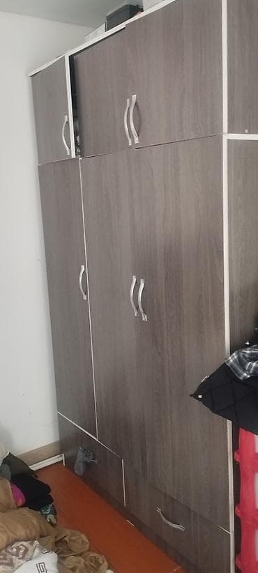 Офис эмереги: Шифоньерлер, кийидер үчүн шкафтар, Түз, ЛДСП — 4