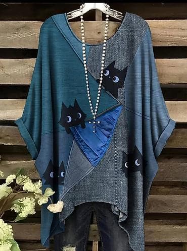 Топ, Вискоза, Китай, Ассиметричная модель, Новый