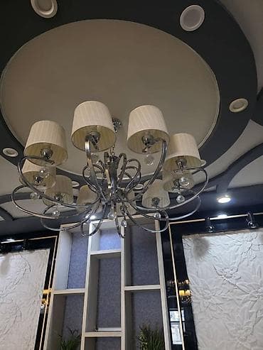 светильник потолочный бишкек: 9 шт забирайте Люстра потолочная с абажурами - Классический — 3