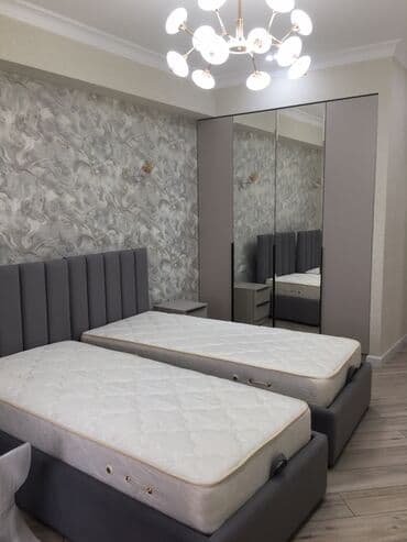 долгосрочная квартира кызыл аскер: 3 комнаты, Без подселения, С мебелью полностью — 17