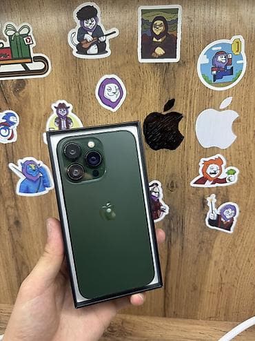 galaxy 20: IPhone 13 Pro, Б/у, 256 ГБ, Alpine Green, Защитное стекло, Чехол, Коробка, 100 % — 2
