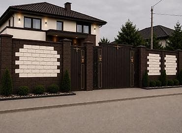Заборы из пескоблока — 3