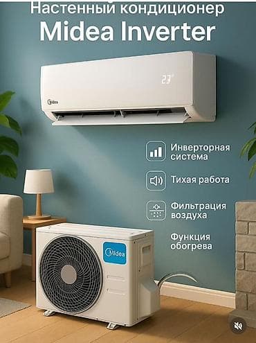 современный: Сплит-система, Midea, Инверторный — 1
