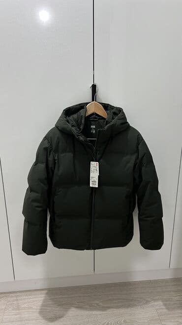 купить качественную мужскую зимнюю куртку: Пуховик, Короткая модель, Китай, С капюшоном, Ультралегкий, M — 1