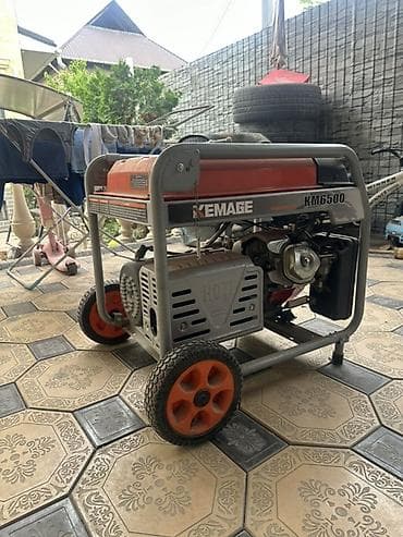 Строительное оборудование: Бензиновый генератор KEMAGE KM6500 - Мощная портативная — 4
