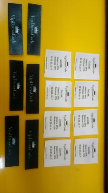 Бирки, составники, размерники, вшивные лейбы, жаккардовые лейбы