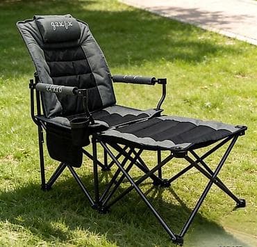 аренда буфет: Походный складной стул, Новый, Другой материал, цвет - Серый — 10