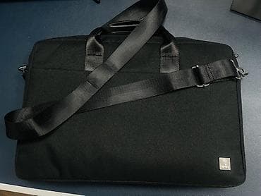 Сумка для ноутбука с плечевым ремнём - Цвет: чёрный, лаконичный