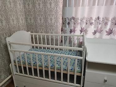 манеж трансформер 3 в 1: Детская кровать трансформер, Другой тип, цвет - Белый — 5