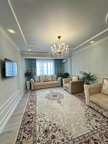 Недвижимость: 2 комнаты, 68 м², Элитка, Пишпек Элитка, 7 этаж, Дизайнерский ремонт — 1