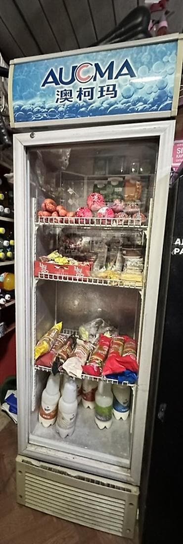 Готовый бизнес: Холодильный шкаф витринного типа AUCMA (вертикальный). - Однодверная — 1