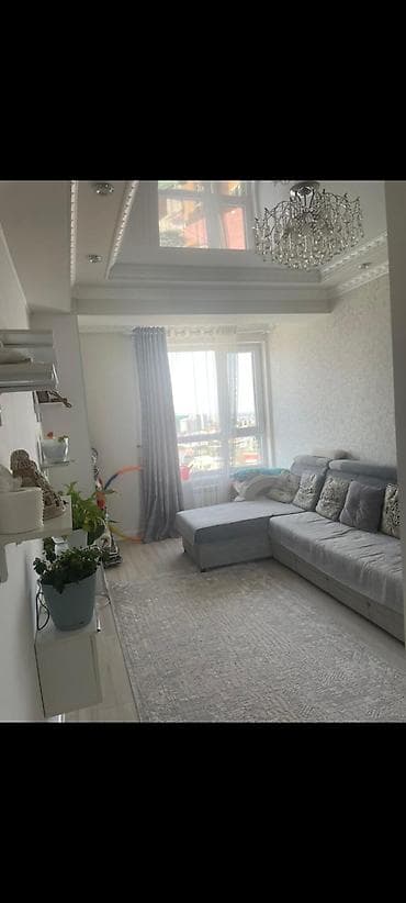 Квартиры: 1 комната, 37 м², Кок-Жар мкр Элитка, 9 этаж, Дизайнерский ремонт — 1