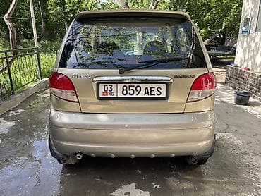 Транспорт: Daewoo Matiz: 2007 г., 1 л, Кол менен иштөөчү, Бензин, Хетчбек — 2