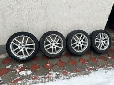 двухосные прицепы для легковых автомобилей бу: Колеса в сборе 215 / 55 / R 17, Лето, Б/у, Комплект, Легковые, Литые, отверстий - 5 — 6