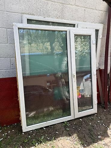 Срочно 2 Шт за одну Цену В ИДЕАЛЬНОМ состоянии ОКНО ПВХ окно с