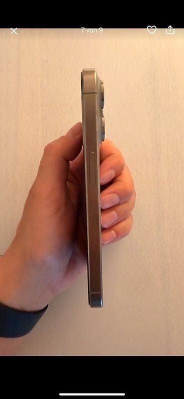 iphone 14 max: IPhone 15 Pro, Б/у, 256 ГБ, Natural Titanium, Кабель, Коробка, 86 % — 2