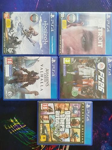 Игры для PlayStation 4 (диски в боксах): - Horizon Zero Dawn — 1