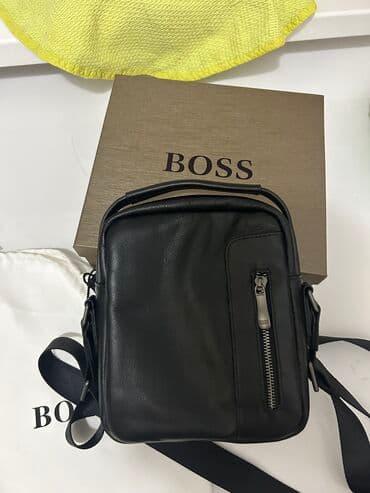 купить мужской клатч из натуральной кожи ручной работы: Барсетка, Материал: Натуральная кожа, Застежка на молнии, Оригинал, Регулируемый ремень, Новый — 14