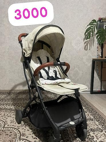 Детский транспорт: Прогулочная коляска Innig baby б/у цвета хаки купили пол года назад за — 6