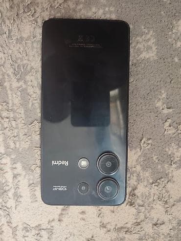 динами: Redmi, Redmi Note 13, Б/у, 128 ГБ, цвет - Черный, 2 SIM — 2