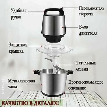 мясо рубки: Мощный измельчитель SOKANY 10L — помощник для каждой кухни! 🔥 💥 Всего — 2