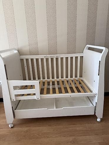 детскую кроватку диванчик: Детская кровать трансформер, Другой тип, цвет - Белый — 2