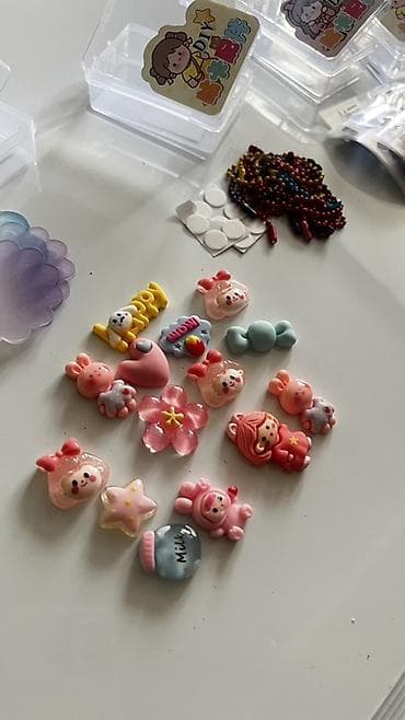 Набор для DIY-брелоков/подвесок с милыми фигурками Состав: - — 2