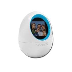 рамка для фото: Фоторамка Canyon CNR -DPFEGGBL Blue, 128 x128, USB 1.1 (дисплей — 1