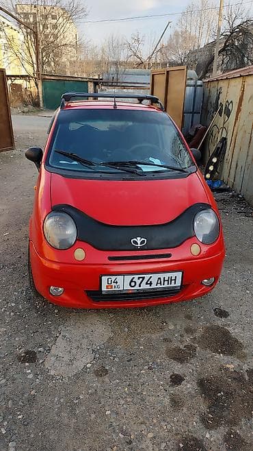 Унаа сатуу: Daewoo Matiz: 2000 г., 0.8 л, Кол менен иштөөчү, Бензин, Хетчбек — 2