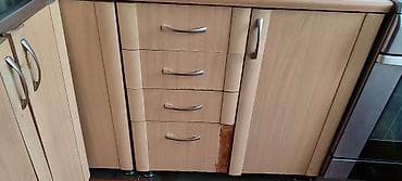 Эмерек гарнитурлары: Ашкана гарнитуру, Колдонулган, түсү - Күмүш, Металл, Өзү алып кетүү — 6